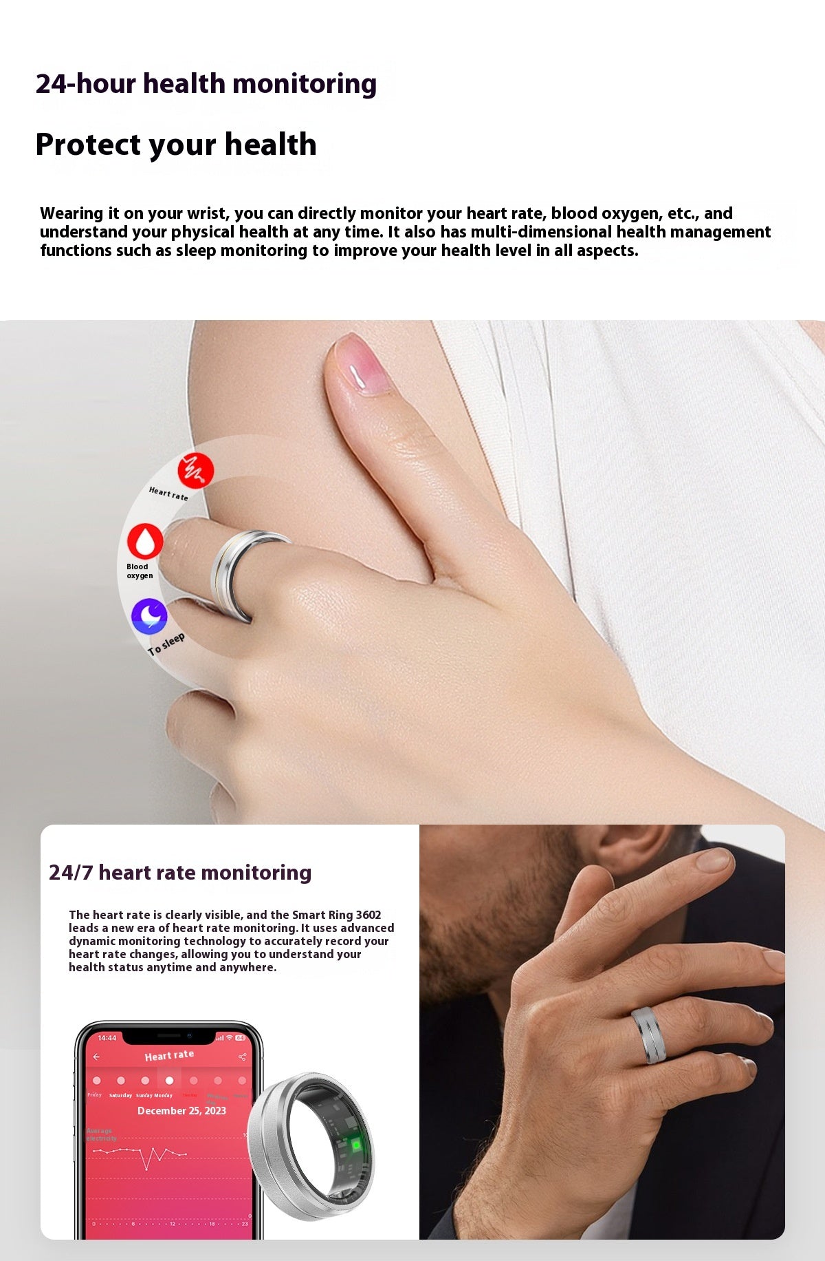 Smart Ring – Health Tracking & Fitness Monitoring