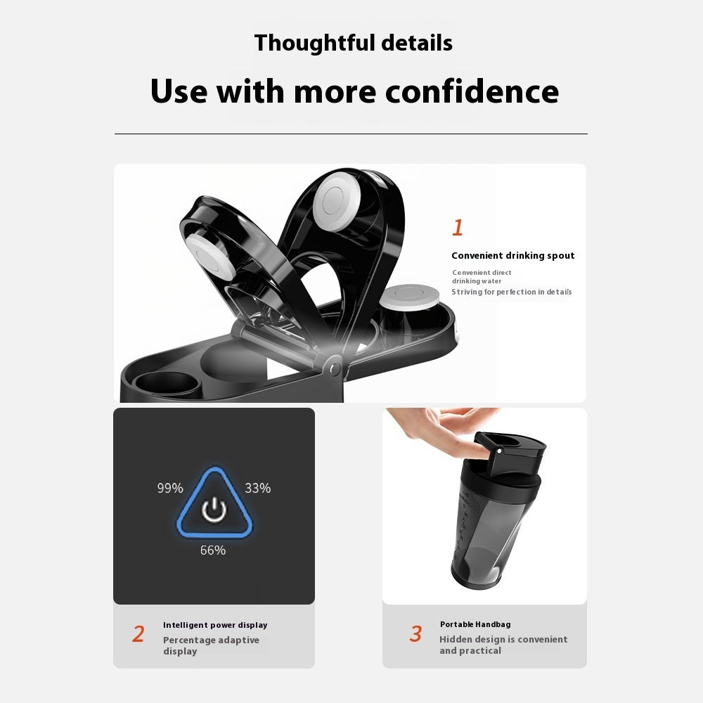 Portable Juicer – 360W High-Power Wireless Blender