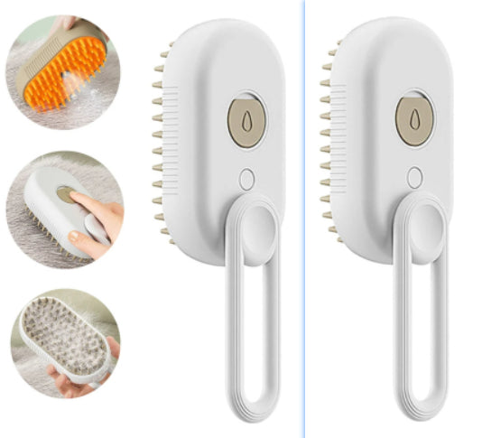 Mi-Xory™ Cat Steam Brush – 3-in-1 Electric Steam Pet Grooming Brush